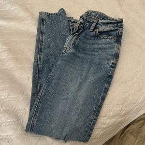 American Eagle Outfitters Classic Blue Straight Leg Jeans